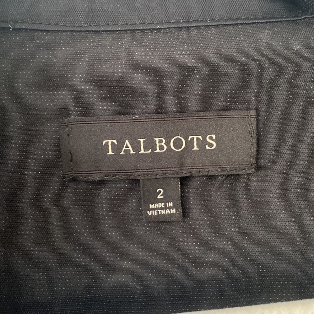 Talbots Black Spring Jacket! - Picture 2 of 4